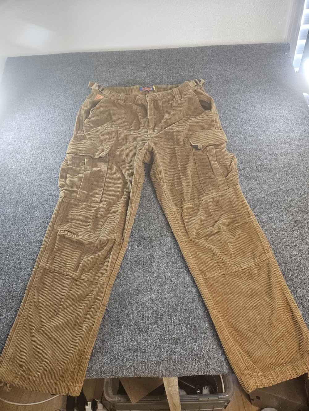 Empyre Loose Fit Tobacco CourdroyCargo Pants 32